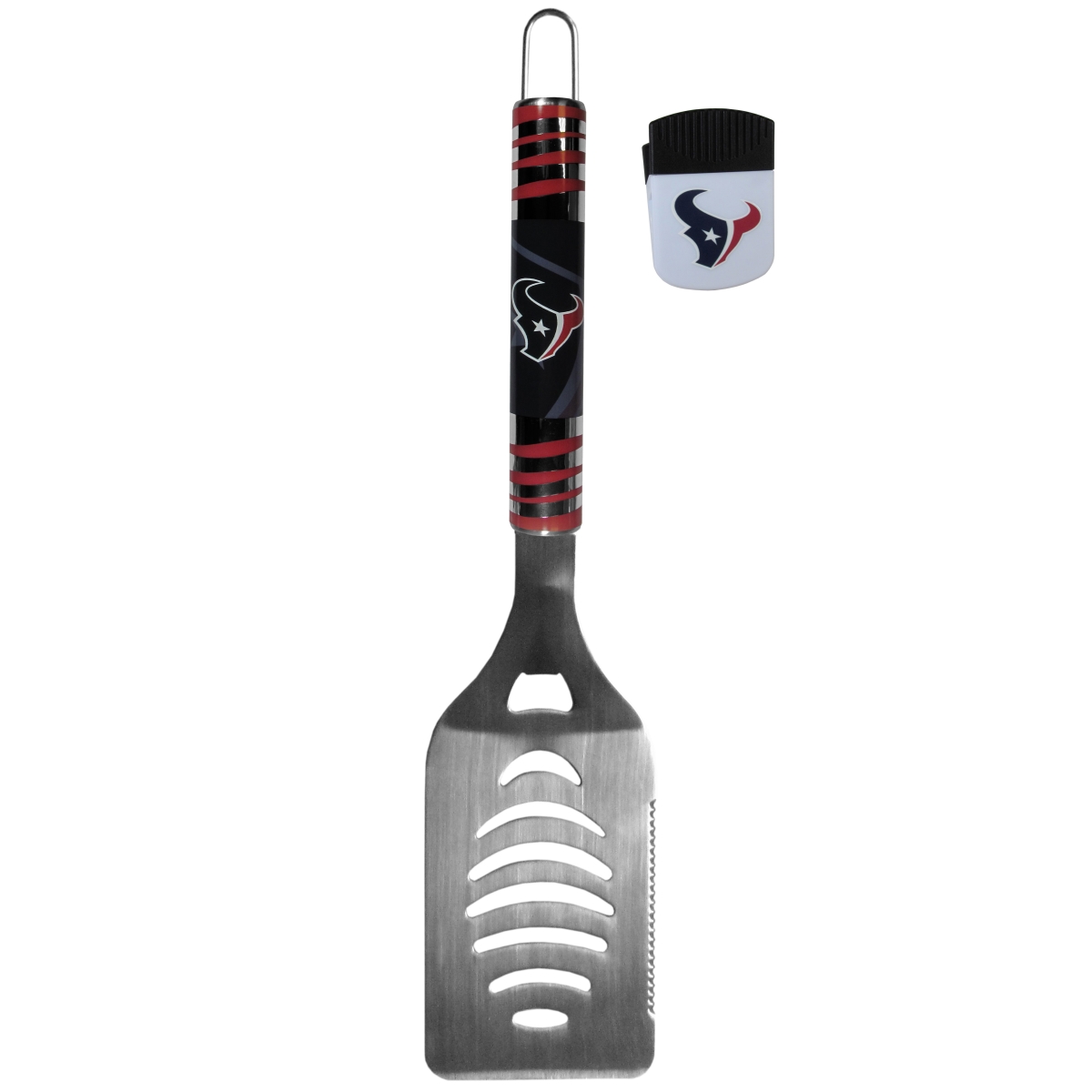 Picture of Siskiyou FTGS190PMC Unisex NFL Houston Texans Tailgate Spatula & Chip Clip - One Size