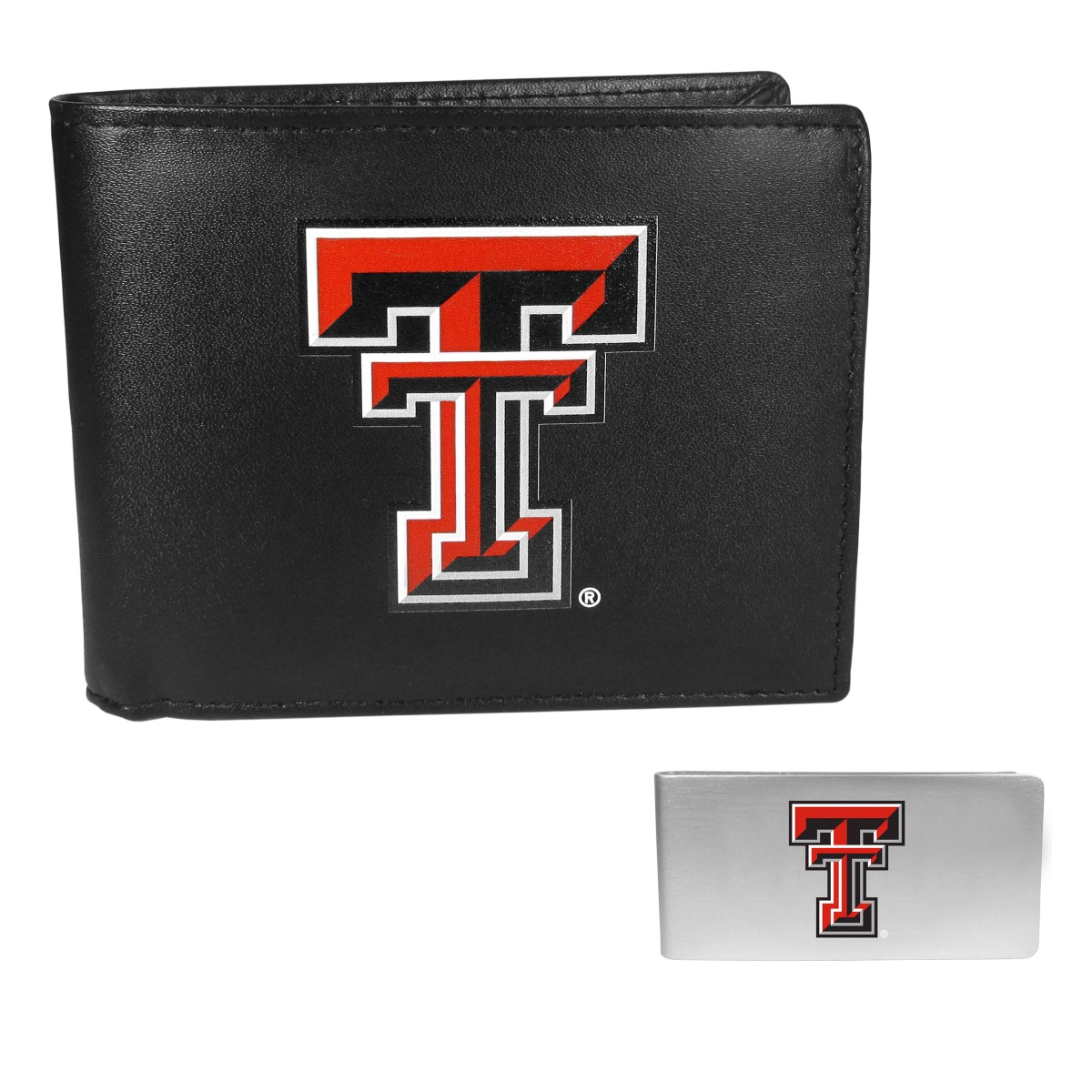 Siskiyou CBIL30BMP Unisex NCAA Texas Tech Raiders Bi-fold Wallet & Money Clip