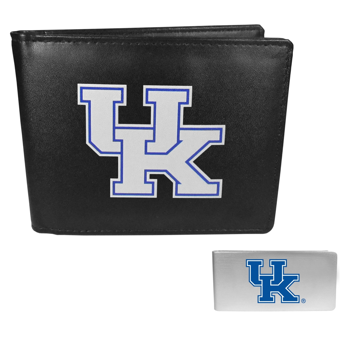 Siskiyou CBIL35BMP Male NCAA Kentucky Wildcats Bi-fold Wallet & Money Clip - One Size