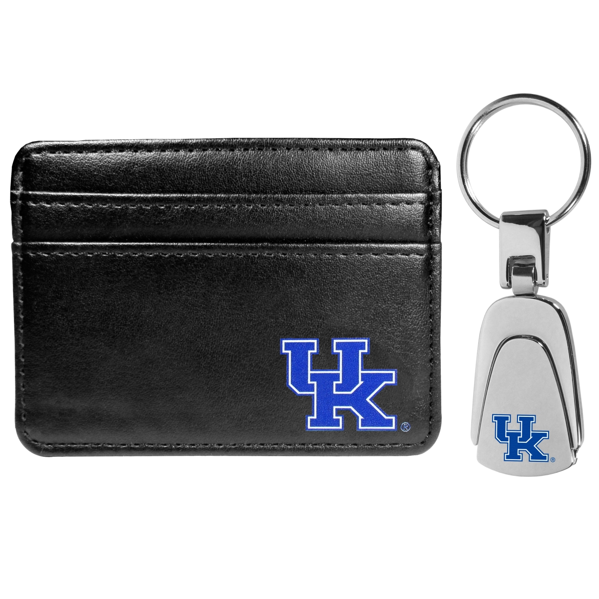 Siskiyou CWW35KP Unisex NCAA Kentucky Wildcats Weekend Wallet & Steel Key Chain - One Size