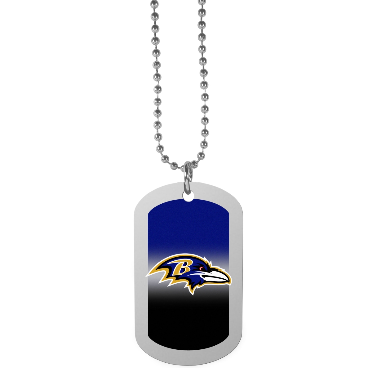 Siskiyou FTNP180 26 in. Unisex NFL Baltimore Ravens Team Tag Necklaces
