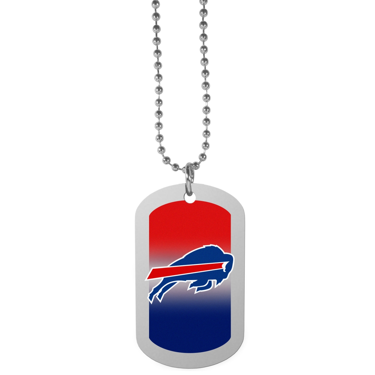 NFL Buffalo Bills Team Tag Necklace  RedBlue  26 in  Unisex  Officially Licensed