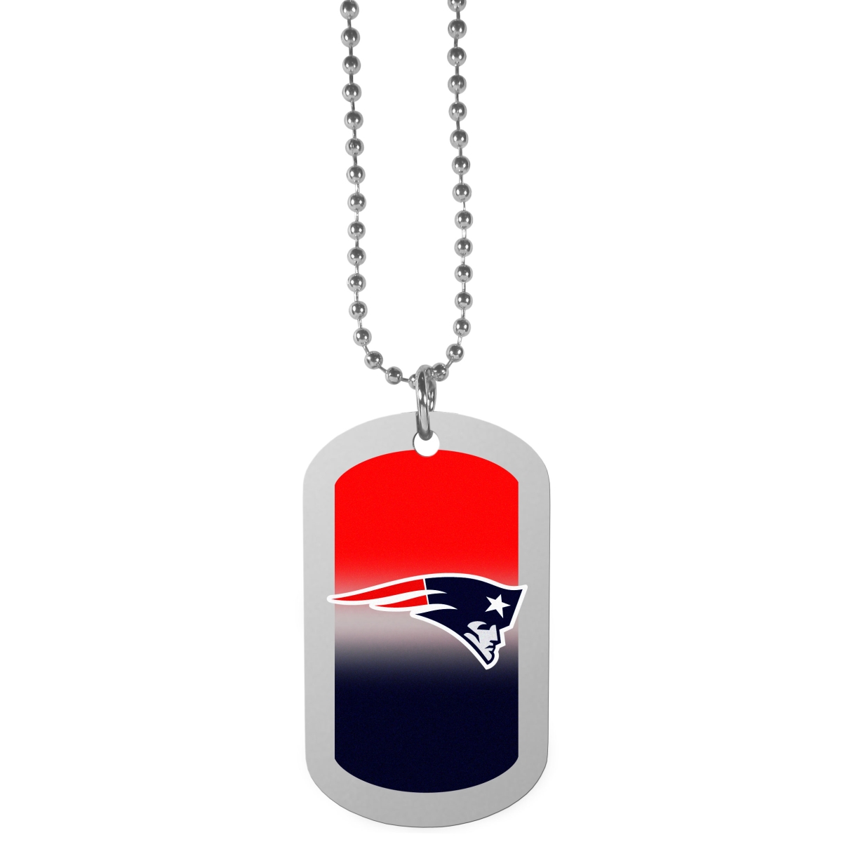 Siskiyou  26 in. Unisex NFL New England Patriots Team Tag Necklaces