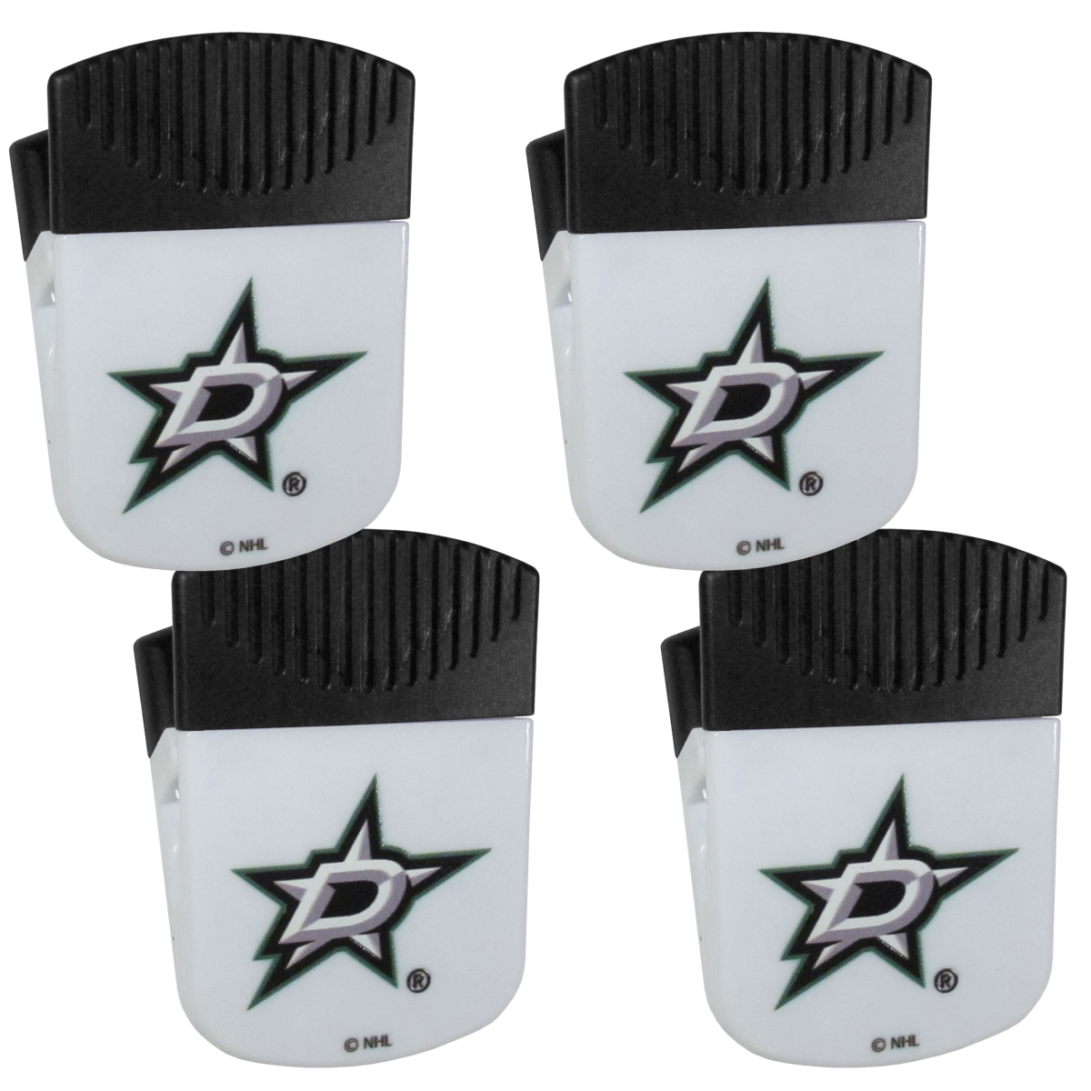 Picture of Siskiyou 4HPMC125 Unisex NHL Dallas Stars Chip Clip Magnet with Bottle Opener - Pack of 4