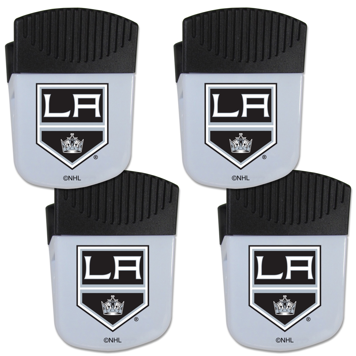 Picture of Siskiyou 4HPMC75 Unisex NHL Los Angeles Kings Chip Clip Magnet with Bottle Opener - Pack of 4