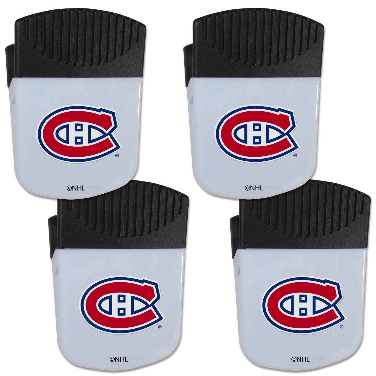 Picture of Siskiyou 4HPMC30 Unisex NHL Montreal Canadiens Chip Clip Magnet with Bottle Opener - Pack of 4