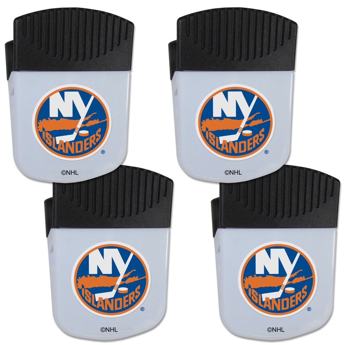 Picture of Siskiyou 4HPMC70 Unisex NHL New York Islanders Chip Clip Magnet with Bottle Opener - Pack of 4