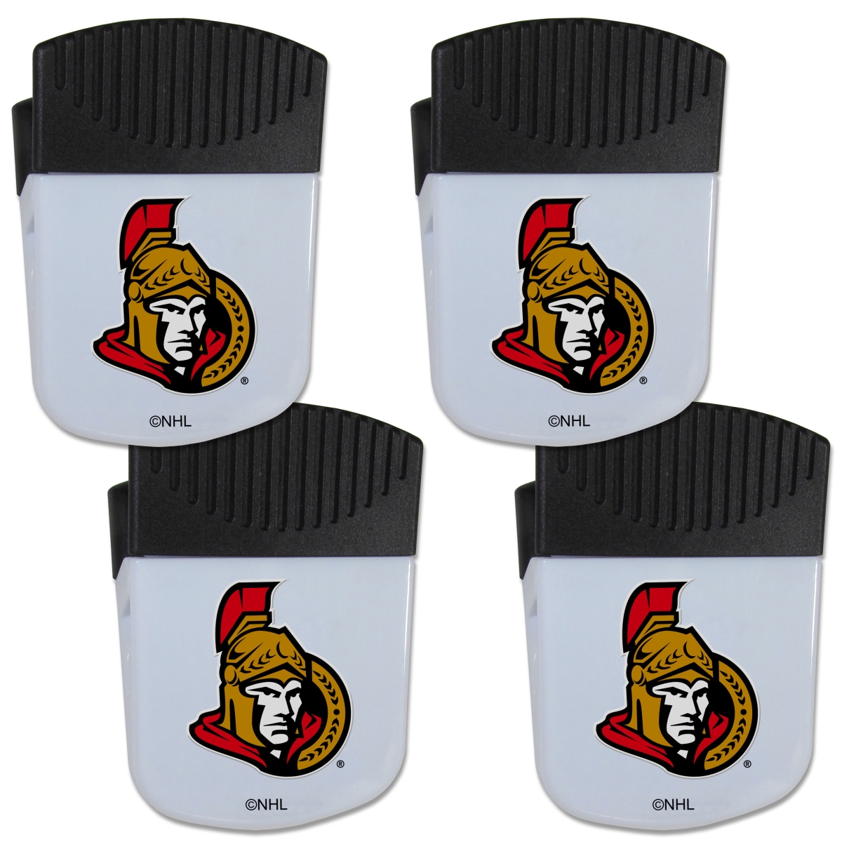 Picture of Siskiyou 4HPMC120 Unisex NHL Ottawa Senators Chip Clip Magnet with Bottle Opener - Pack of 4