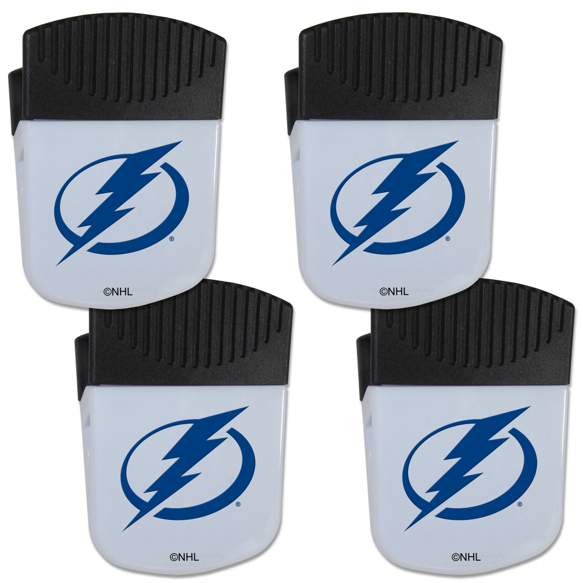 Picture of Siskiyou 4HPMC80 Unisex NHL Tampa Bay Lightning Chip Clip Magnet with Bottle Opener - Pack of 4
