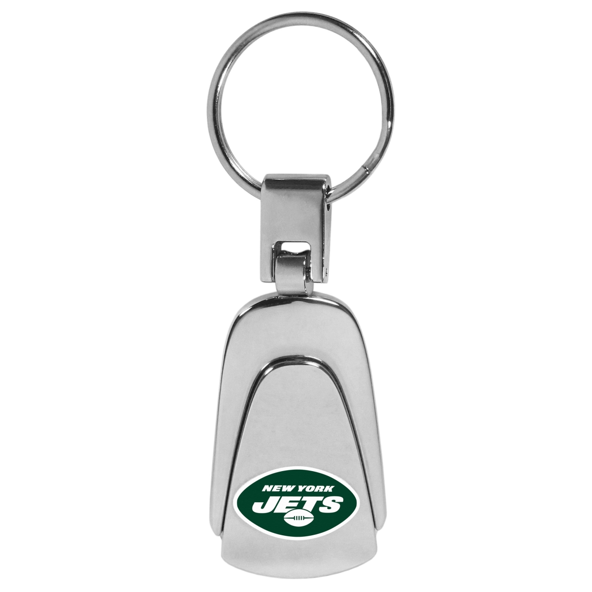 Siskiyou FKP100 Unisex NFL New York Jets Steel Teardop Key Chain