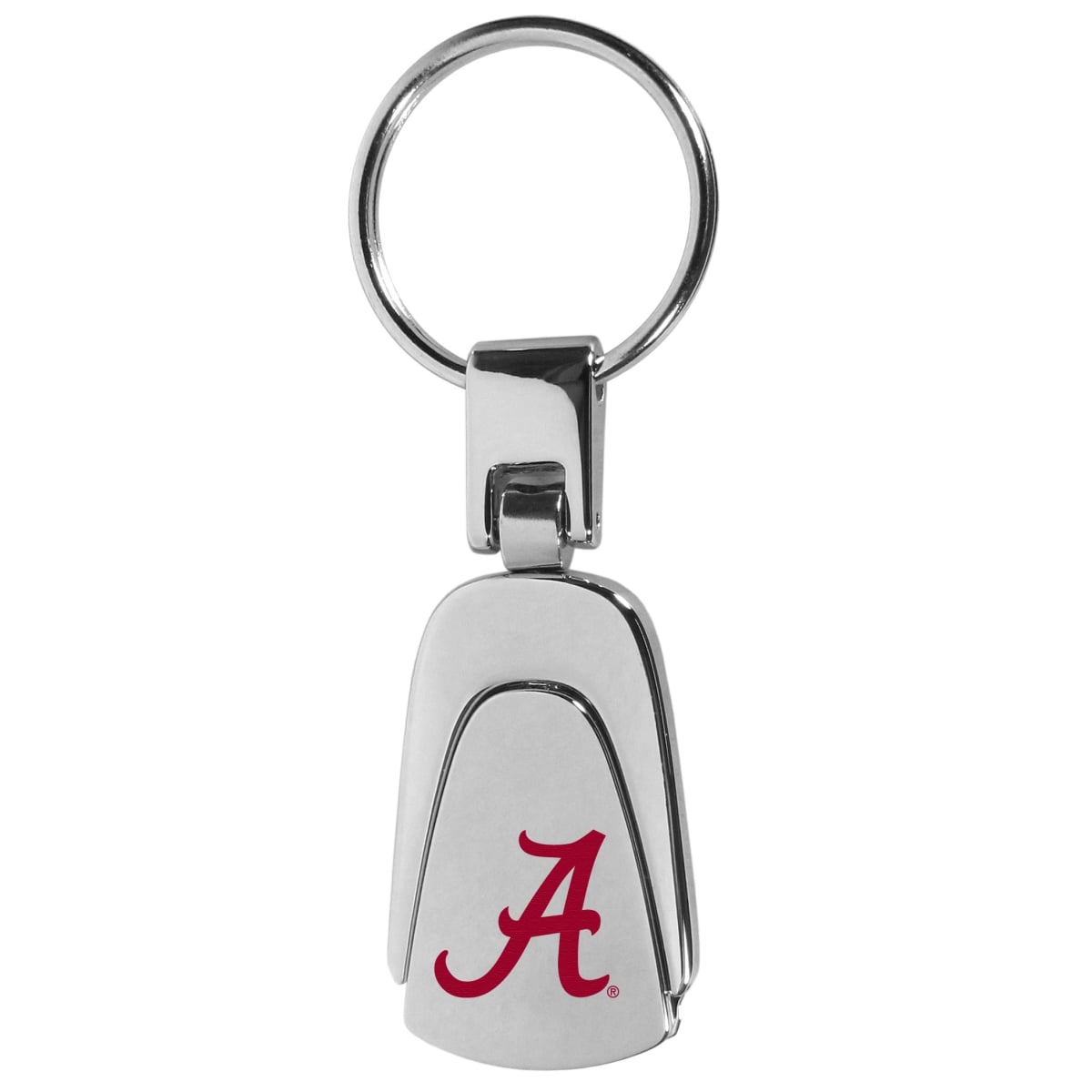 Siskiyou  Unisex NCAA Alabama Crimson Tide Steel Teardop Key Chain - One Size