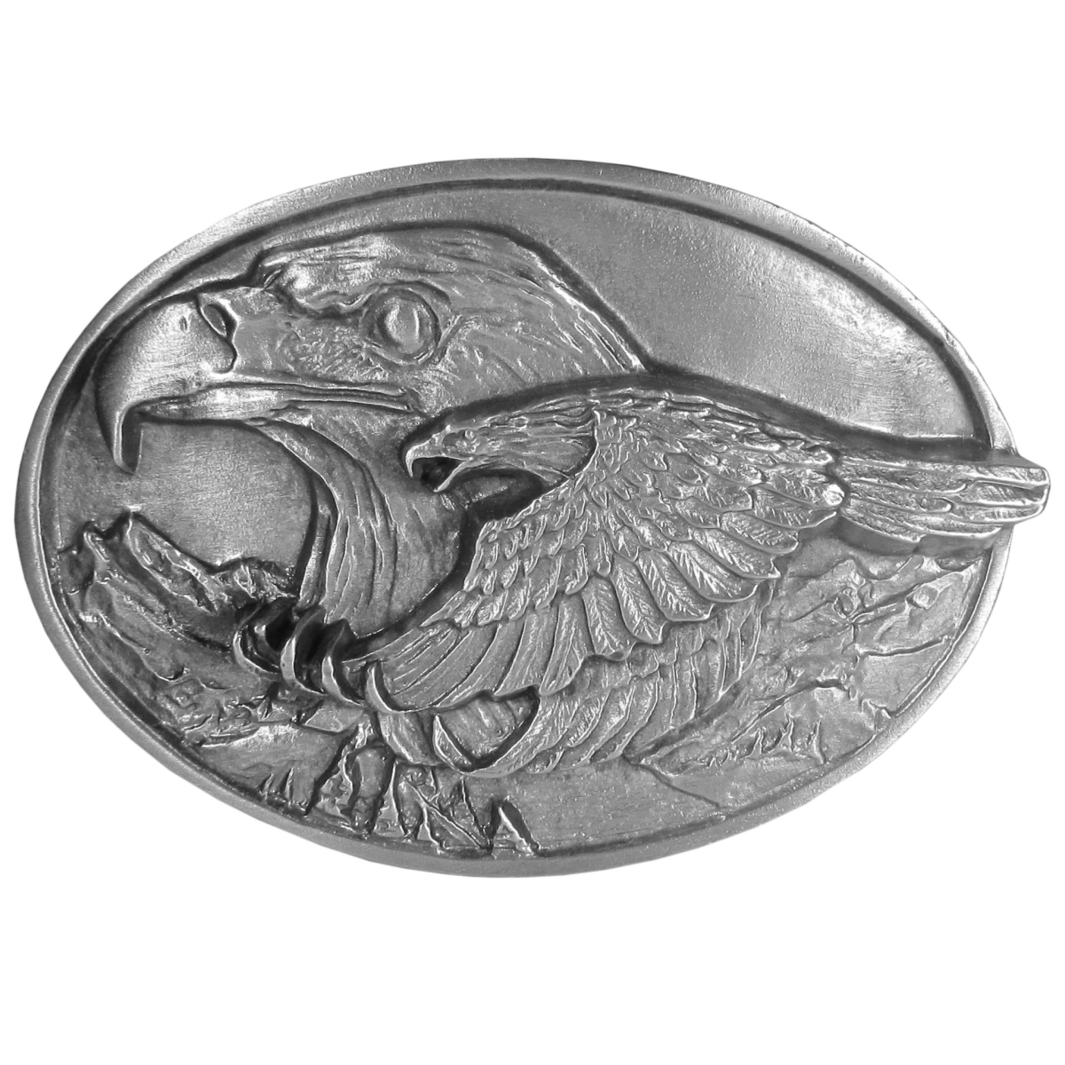 Picture of Siskiyou Y50 2 in. Double Eagle Antiqued Belt Buckle
