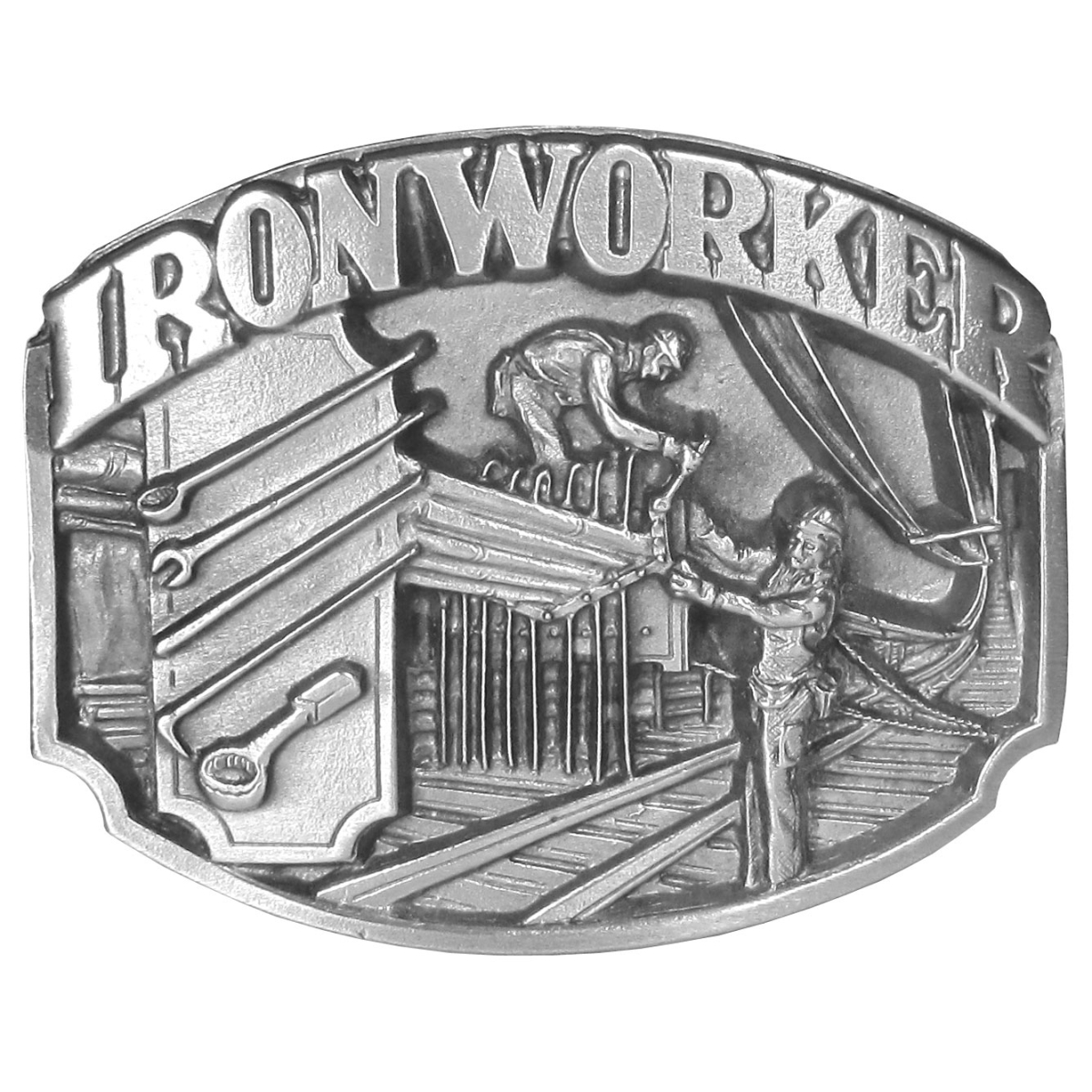 Picture of Siskiyou K89 2 in. Iron Worker Antiqued Belt Buckle