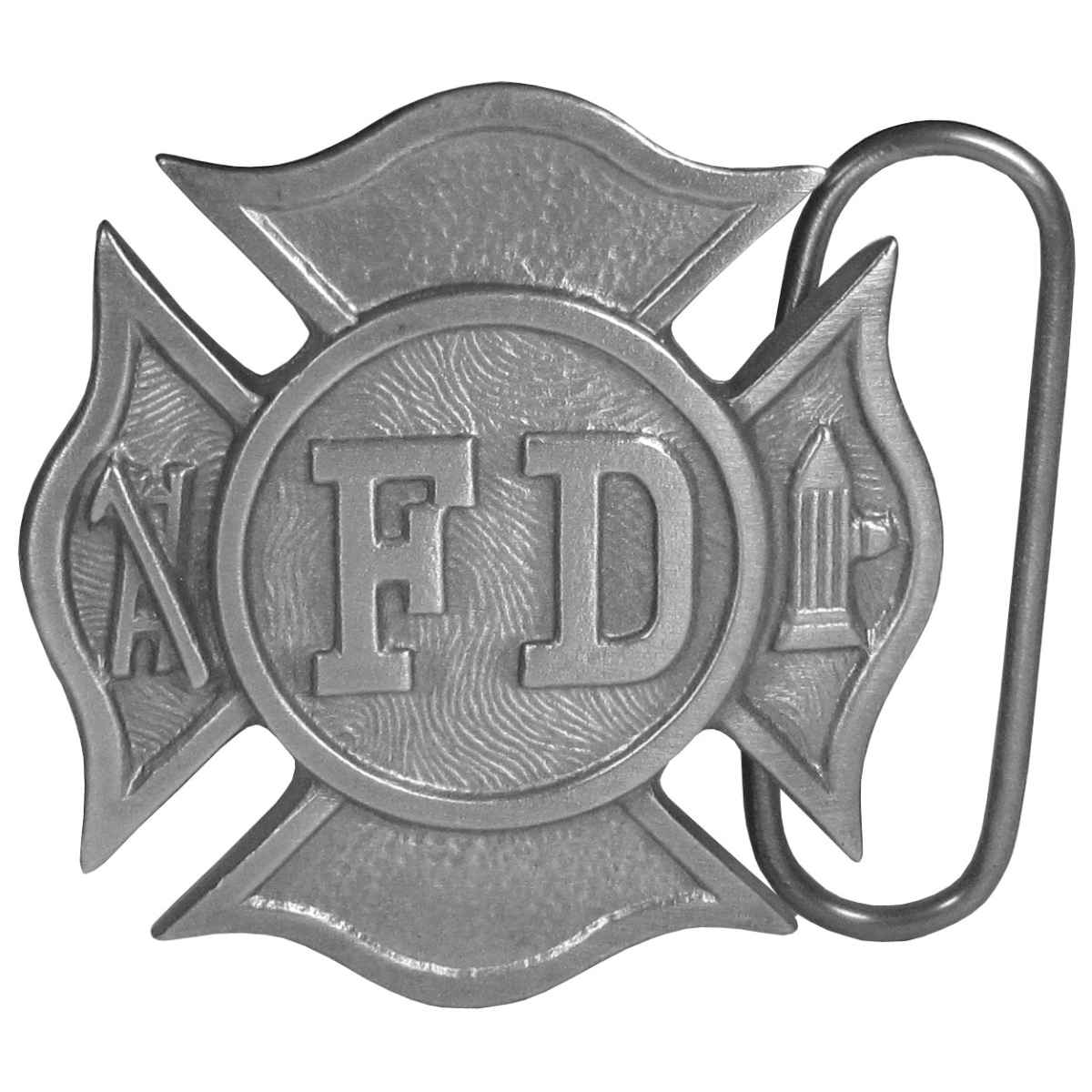 Picture of Siskiyou M96 2 in. Military&#44; Patriotic & Firefighter Firemans Cross Antiqued Belt Buckle