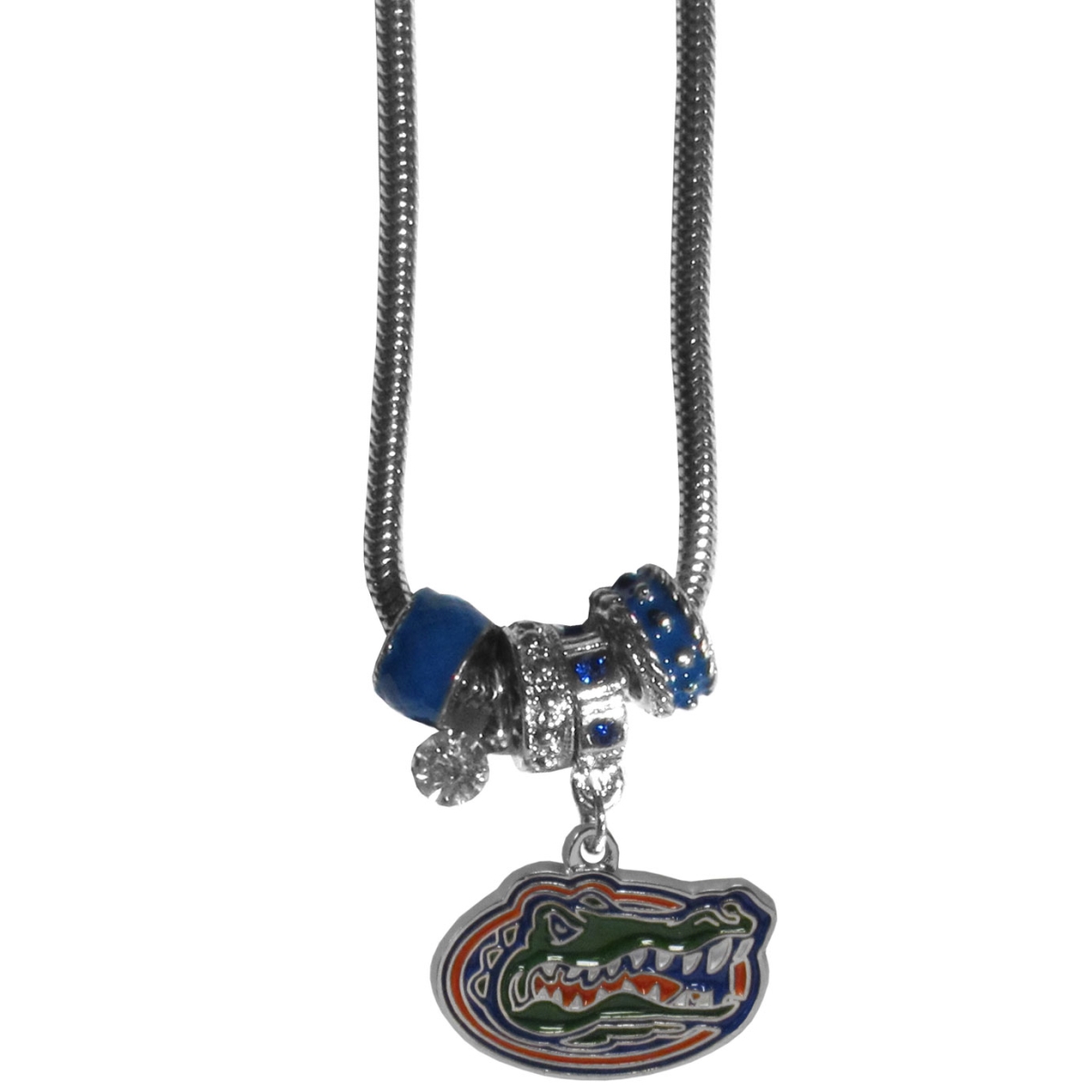 Picture of Siskiyou CBNK4 18 in. Female NCAA Florida Gators Euro Bead Necklaces