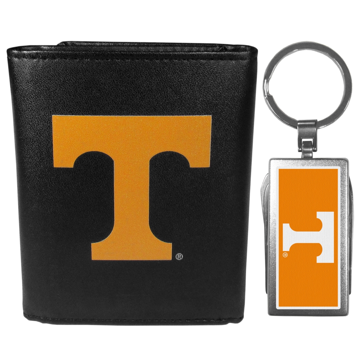 Siskiyou CTRL25MTC Male NCAA Tennessee Volunteers Tri-fold Wallet & Multi-tool Key Chain