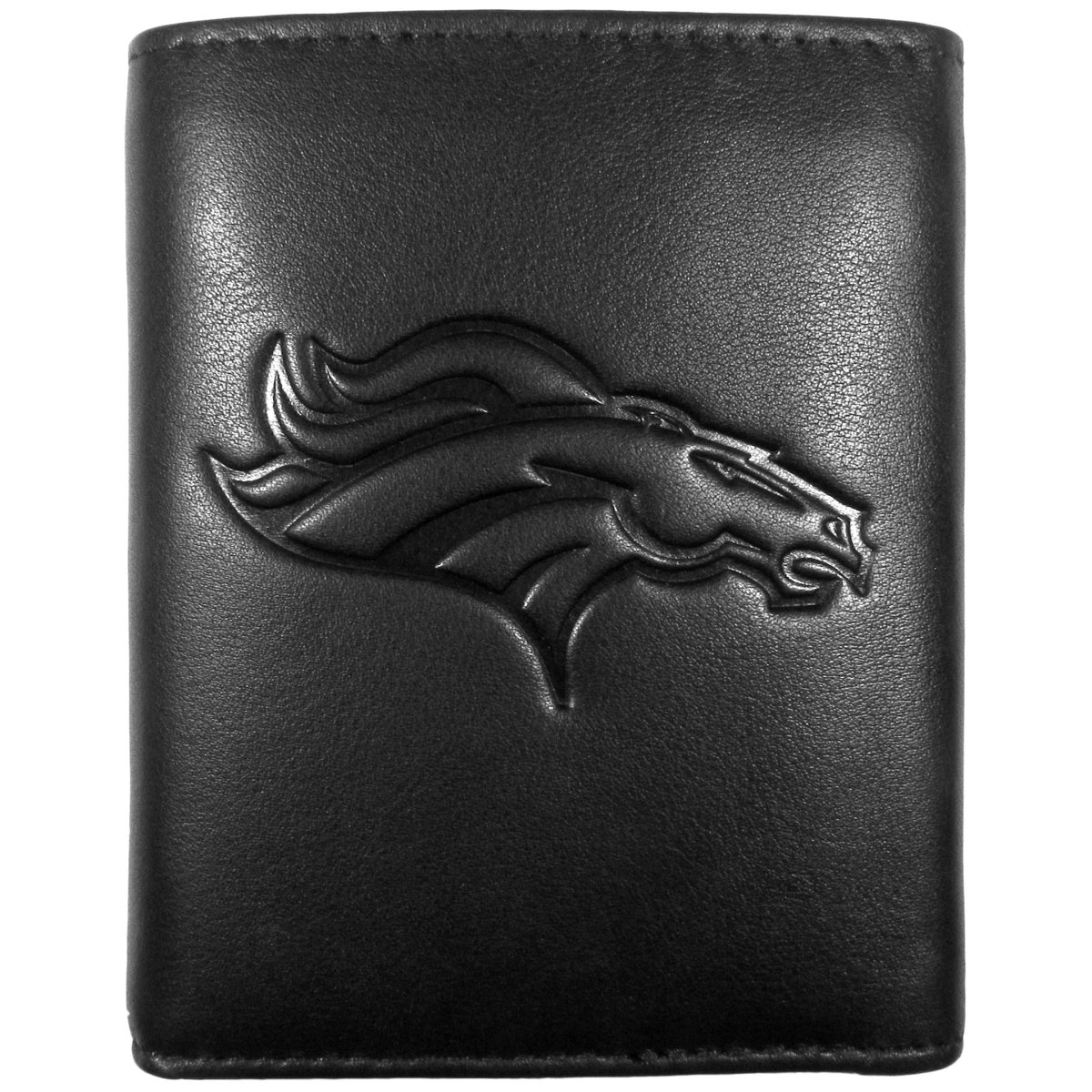 Siskiyou  Male NFL Denver Broncos Embossed Leather Tri-fold Wallet