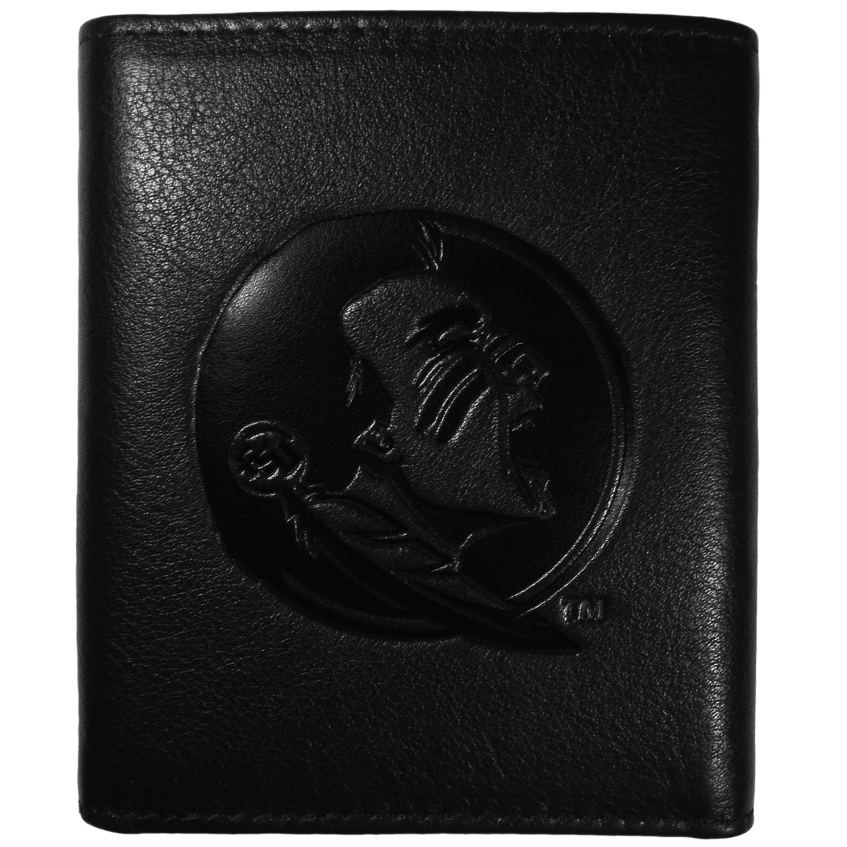 Siskiyou  Male NCAA Florida State Seminoles Embossed Leather Tri-fold Wallet