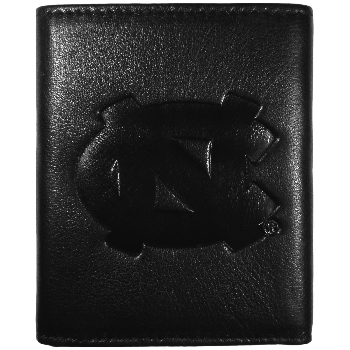 Siskiyou CLET9 Male NCAA North Carolina Tar Heels Embossed Leather Tri-fold Wallet