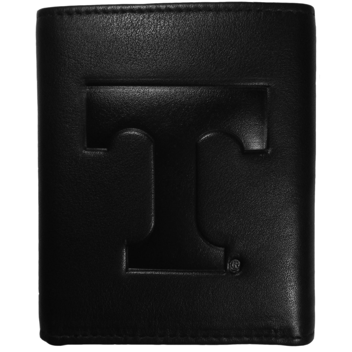 Tennessee Volunteers Embossed Leather Tri-fold Wallet - Black - Men's Fashion Accessory