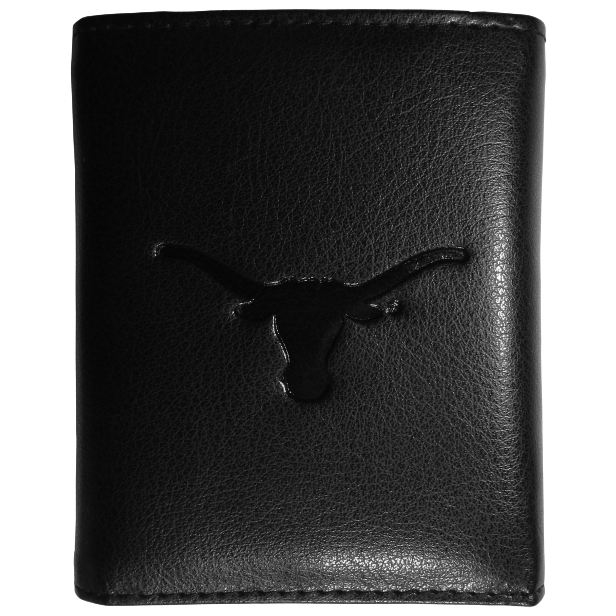 Siskiyou CLET22 Male NCAA Texas Longhorns Embossed Leather Tri-fold Wallet
