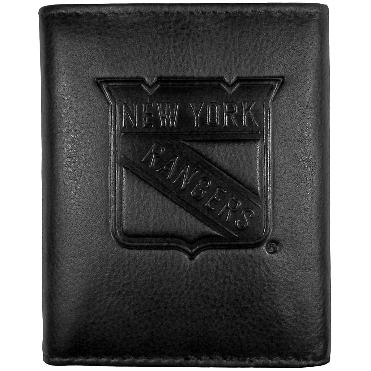 Picture of Siskiyou HLET105 Male NHL New York Rangers Embossed Leather Tri-fold Wallet