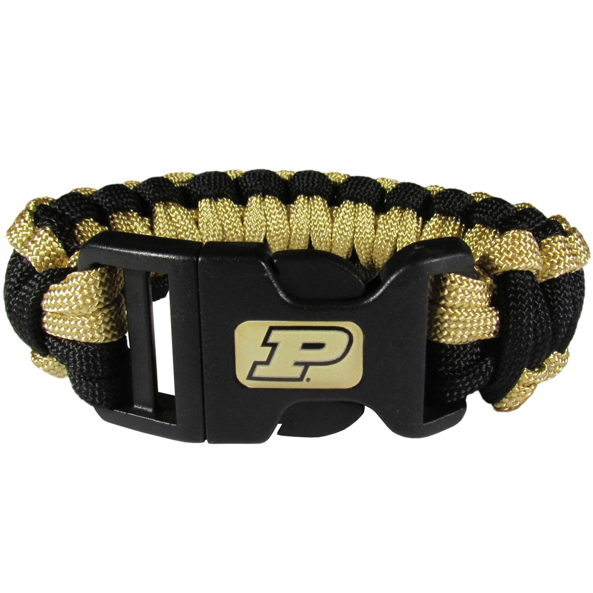Siskiyou CSUB84 Unisex NCAA Purdue Boilermakers Survivor Bracelet - One Size