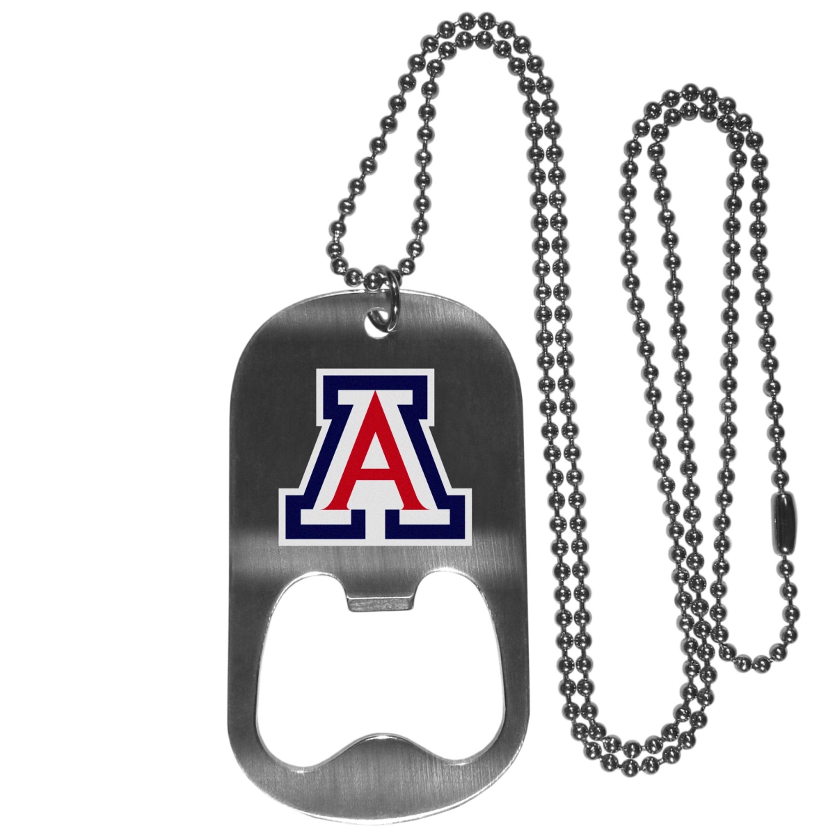 Picture of Siskiyou CBTN54 20 in. Unisex NCAA Arizona Wildcats Bottle Opener Tag Necklaces