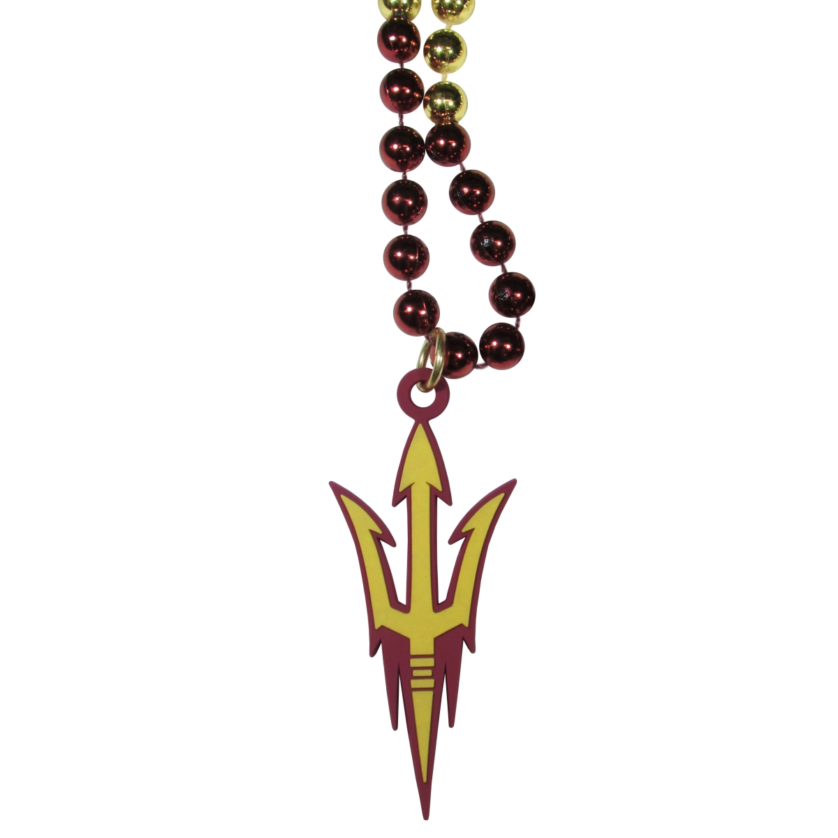 Siskiyou  Unisex NCAA Arizona State Sun Devils Mardi Gras Necklaces