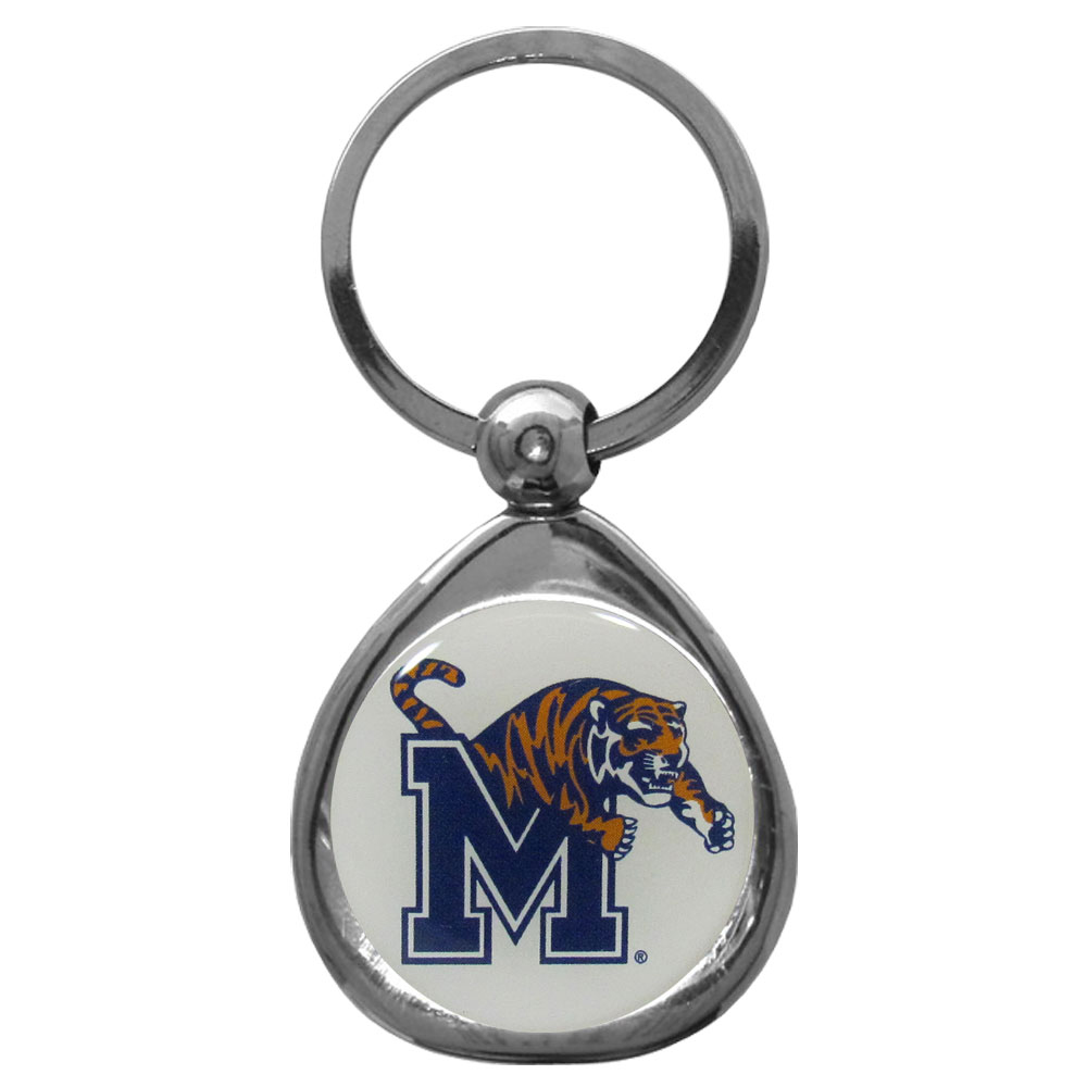 Siskiyou SCK103C Unisex NCAA Memphis Tigers Chrome Key Chain - One Size