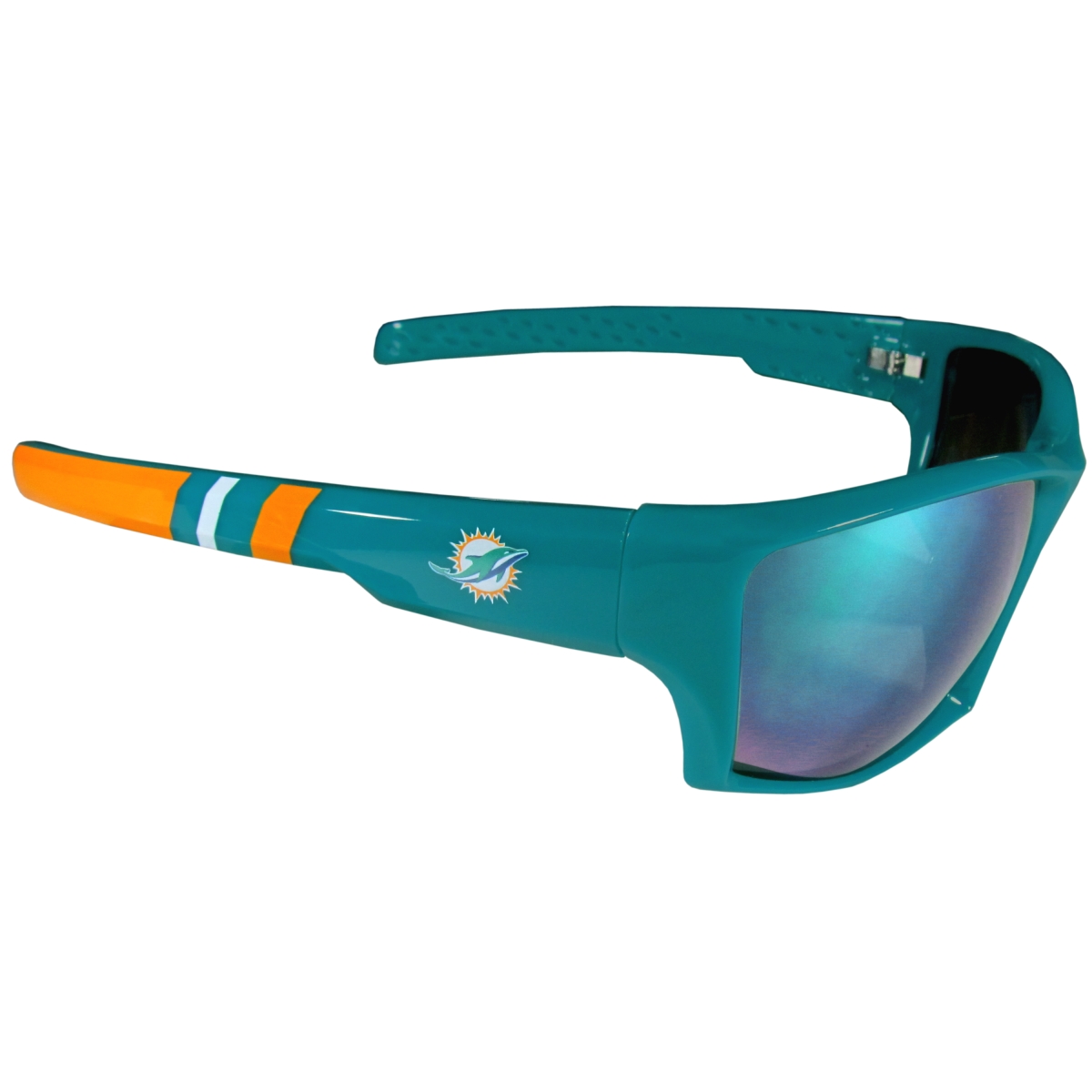Picture of Siskiyou FESG060-GR1 Unisex NFL Miami Dolphins Edge Wrap Sunglasses - One Size