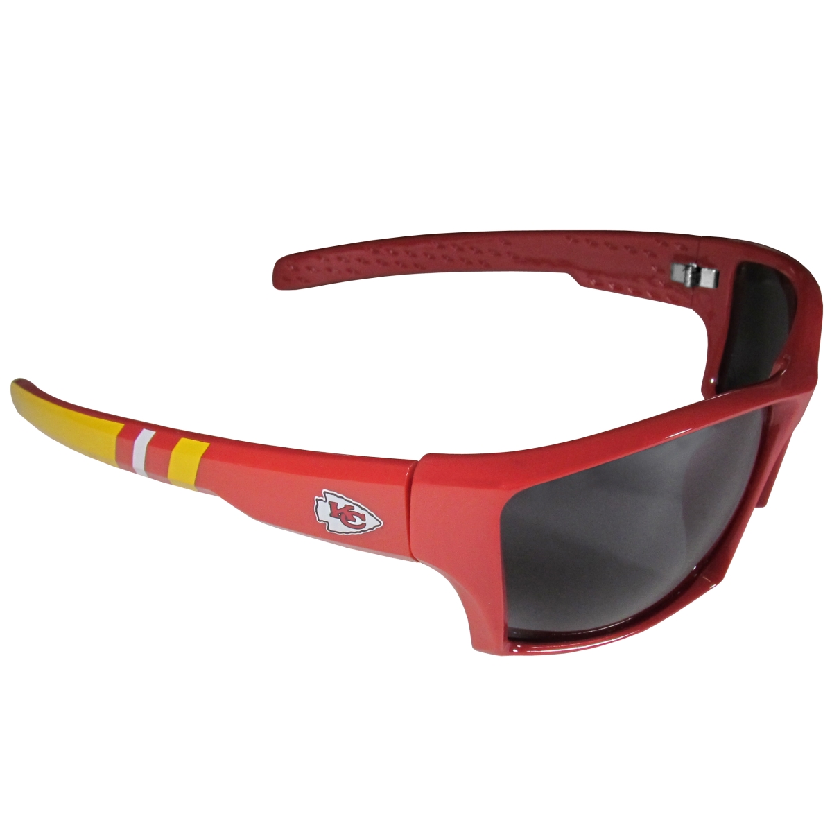 Picture of Siskiyou FESG045-SM1 Unisex NFL Kansas City Chiefs Edge Wrap Sunglasses - One Size