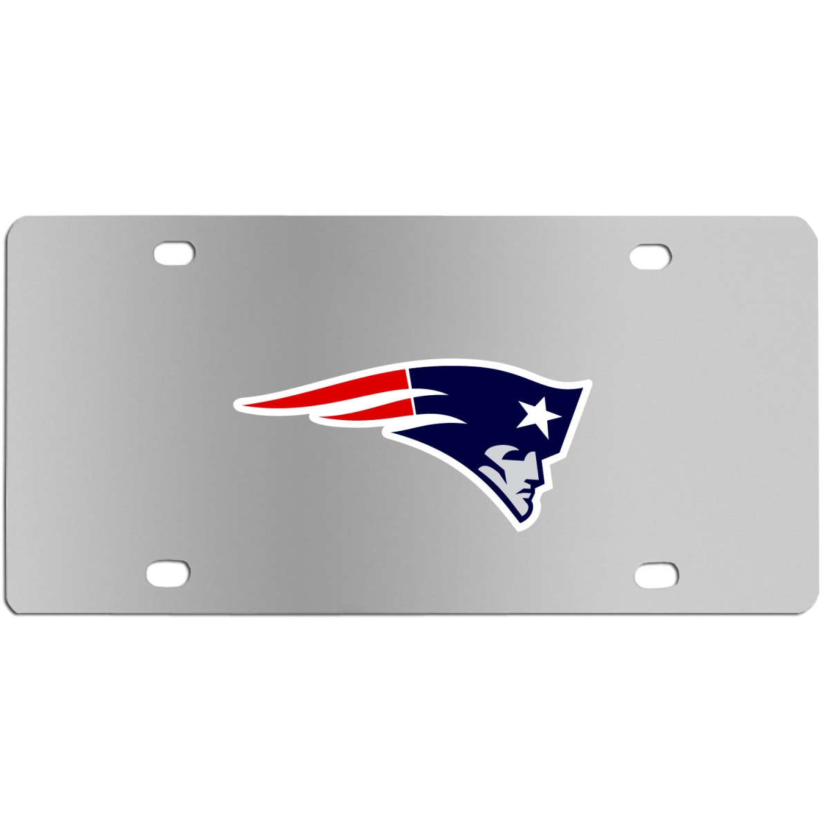 Siskiyou FPLC120 Unisex NFL New England Patriots Steel License Plate Wall Plaque