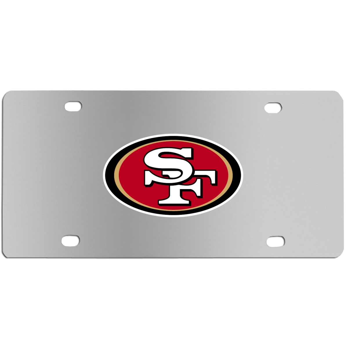 Siskiyou FPLC075 Unisex NFL San Francisco 49ers Steel License Plate Wall Plaque