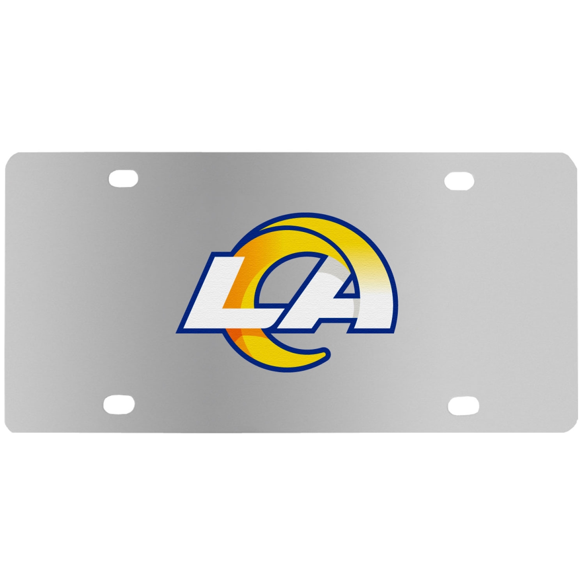 Siskiyou FPLC130 Unisex NFL Los Angeles Rams Steel License Plate Wall Plaque