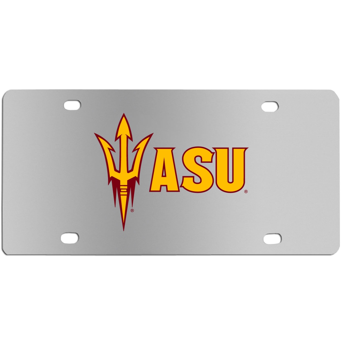 Siskiyou CPLC68 Unisex NCAA Arizona State Sun Devils Steel License Plate Wall Plaque