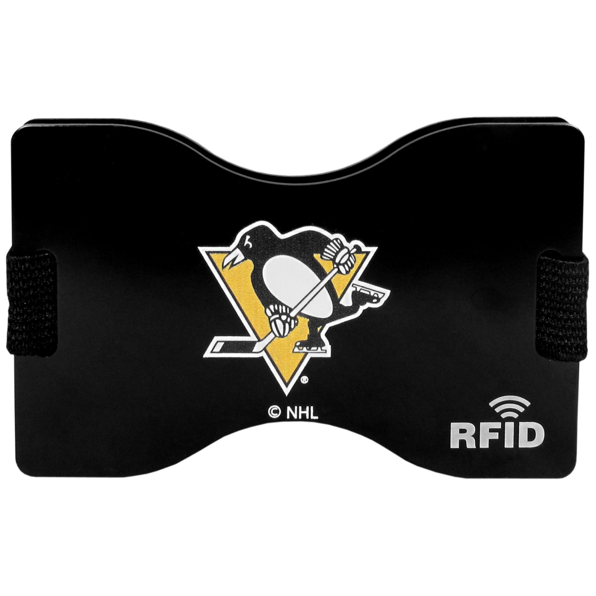 Picture of Siskiyou HRIF100 Unisex NHL Pittsburgh Penguins RFID Wallet - One Size