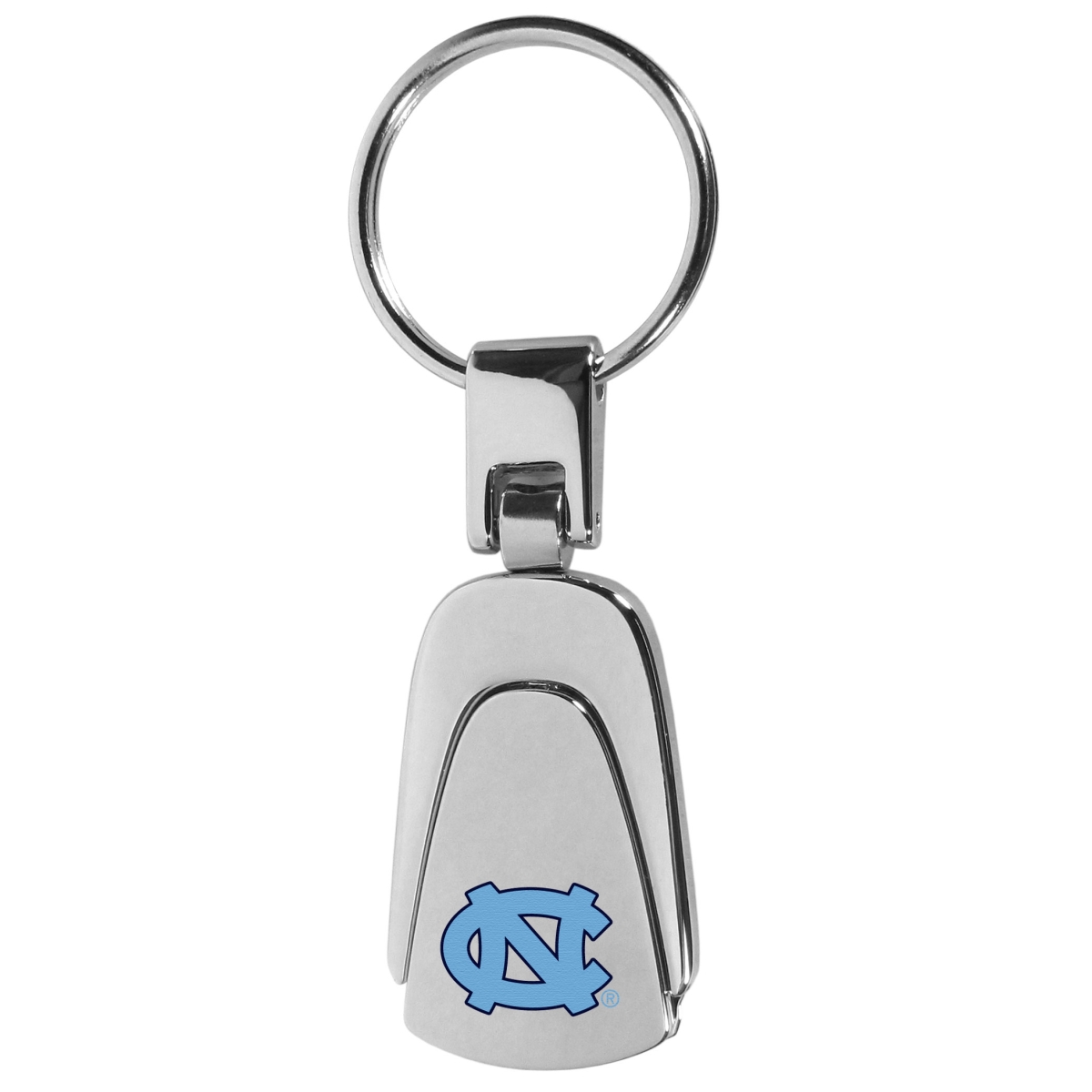 Siskiyou CKP9 Unisex NCAA North Carolina Tar Heels Steel Teardop Key Chain