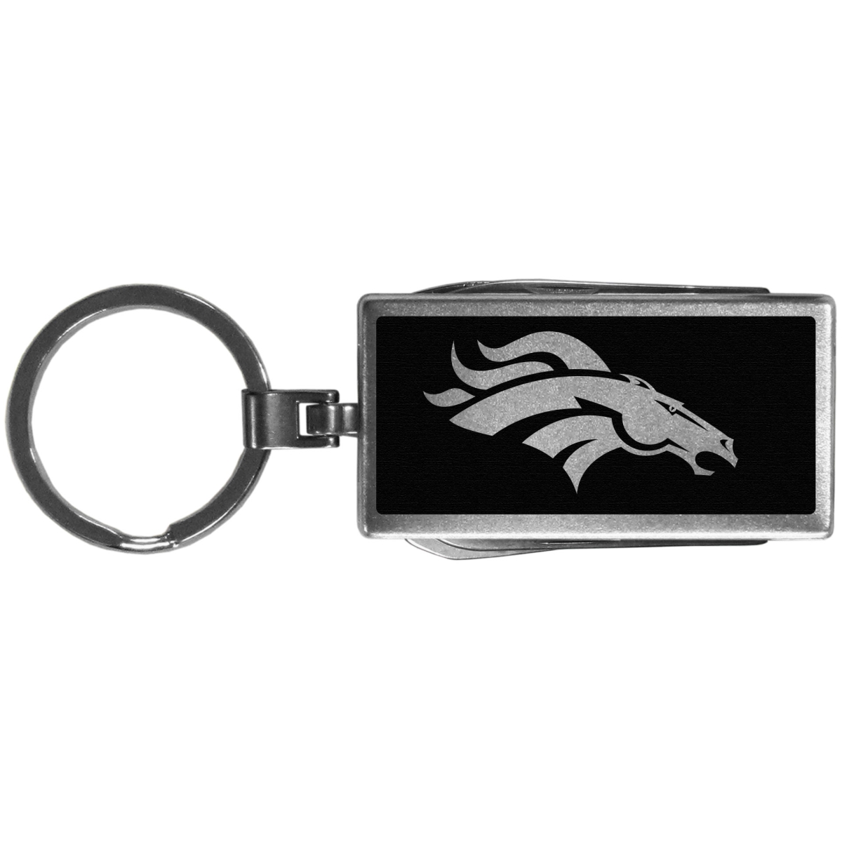 Siskiyou FMTB020 Unisex NFL Denver Broncos Multi-tool Key Chain, Black - One Size
