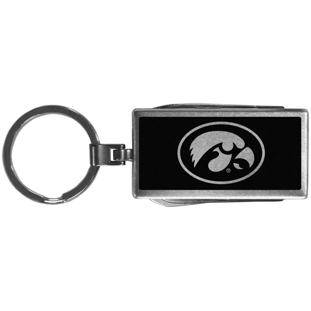 Siskiyou CMTB52 Unisex NCAA Iowa Hawkeyes Multi-tool Key Chain, Black - One Size
