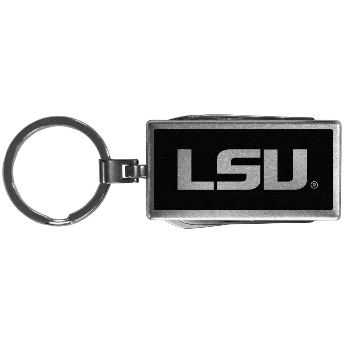 Siskiyou CMTB43 Unisex NCAA LSU Tigers Multi-tool Key Chain, Black - One Size