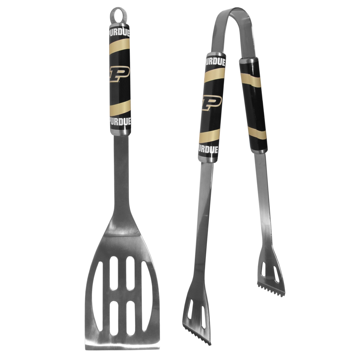 Siskiyou C2BQ84 Unisex NCAA Purdue Boilermakers 2 Piece Steel BBQ Tool Set