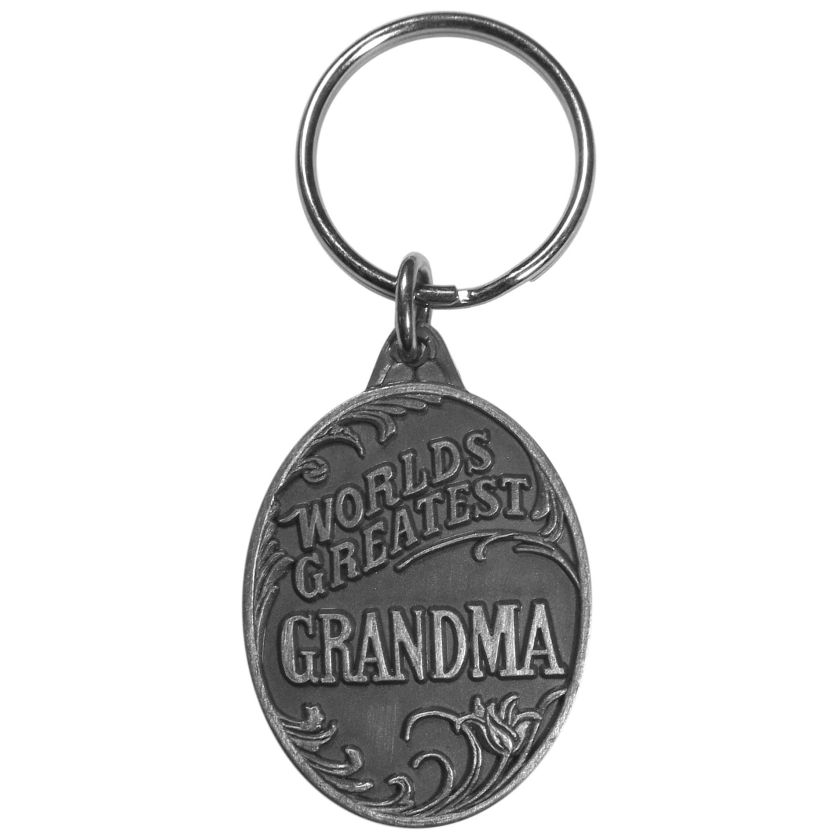 Picture of Siskiyou KR198 Worlds Greatest Grandma Antiqued Metal Key Chain - One Size
