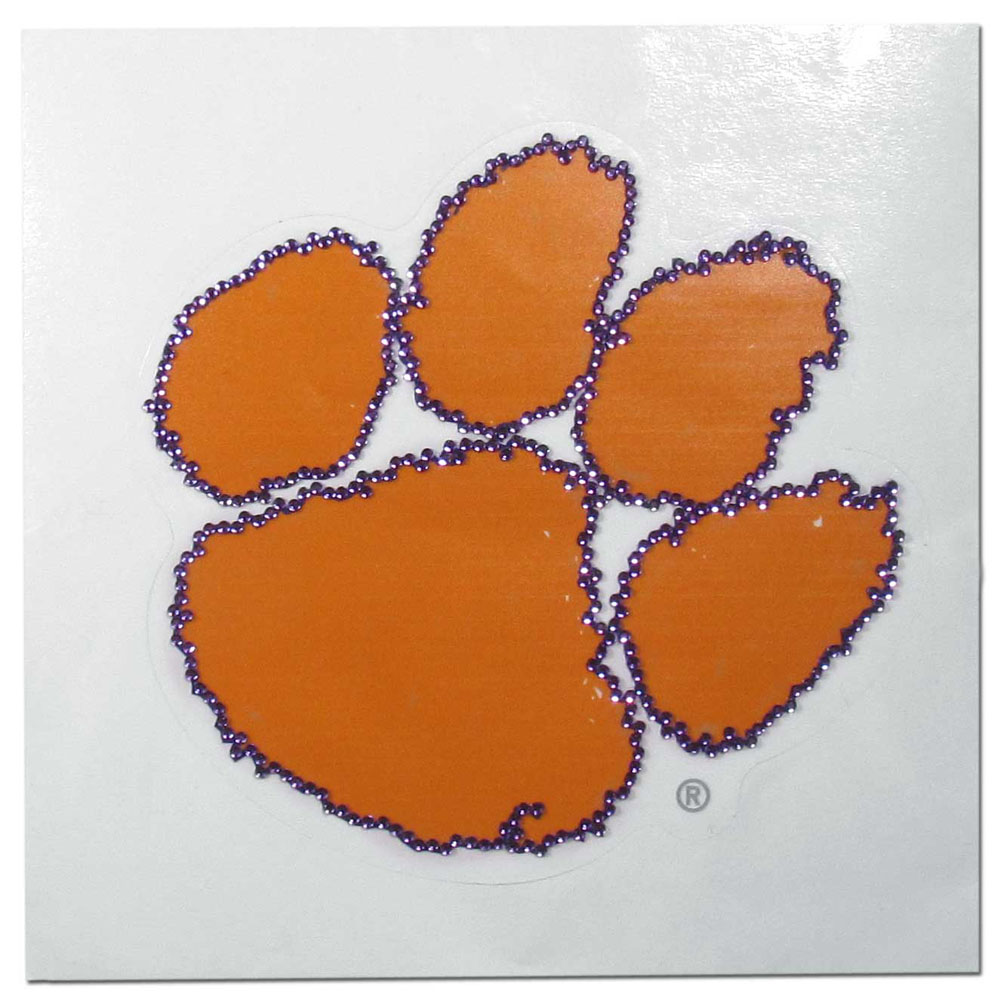 Siskiyou CBRD69 Female NCAA Clemson Tigers Vinyl Bling Decal