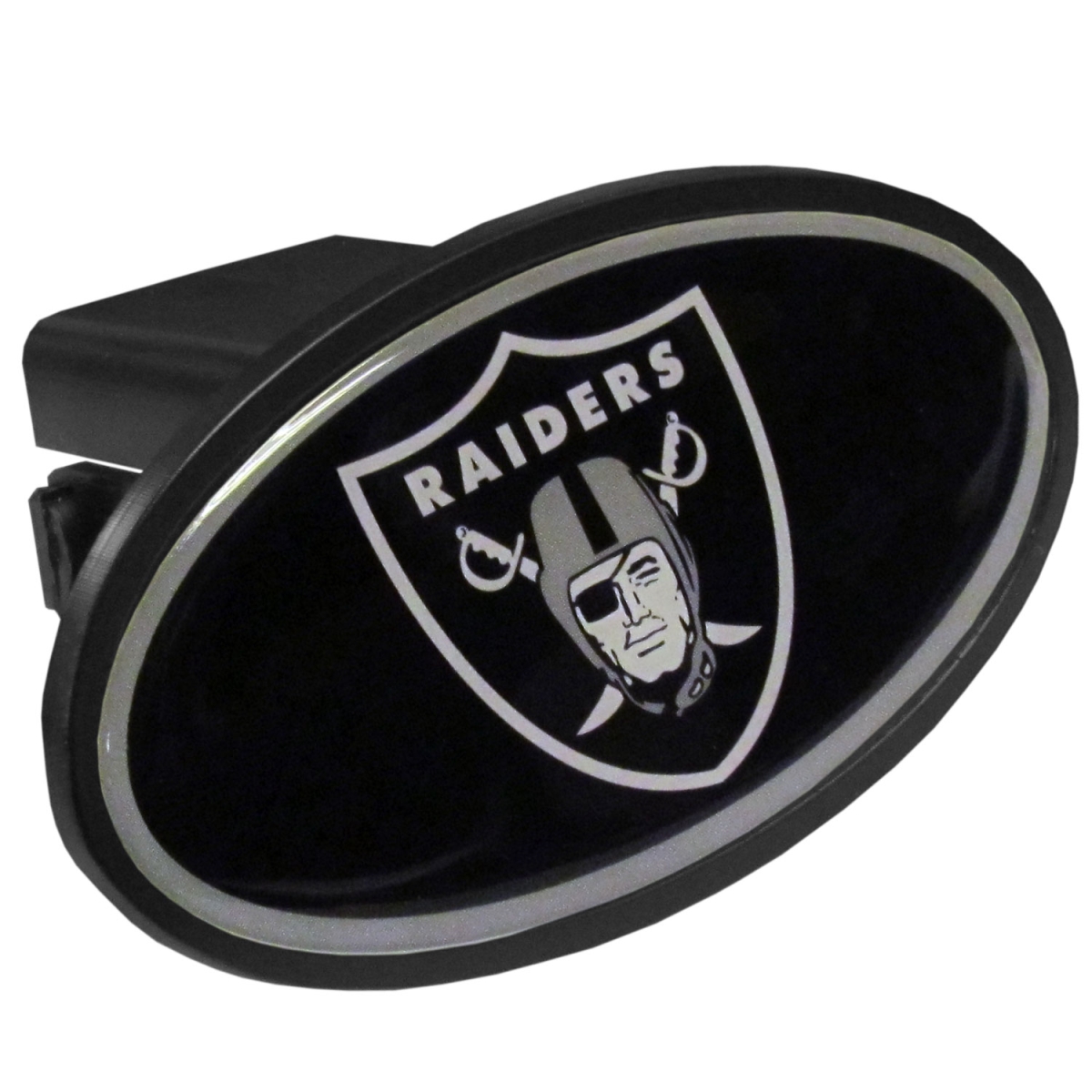 Picture of Siskiyou FTH125PDO Unisex NFL Las Vegas Raiders Plastic Class III Hitch Cover