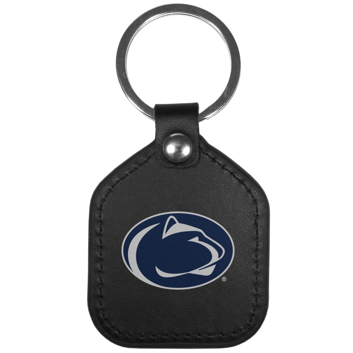 Siskiyou  Unisex NCAA Penn State Nittany Lions Leather Square Key Chain - One Size