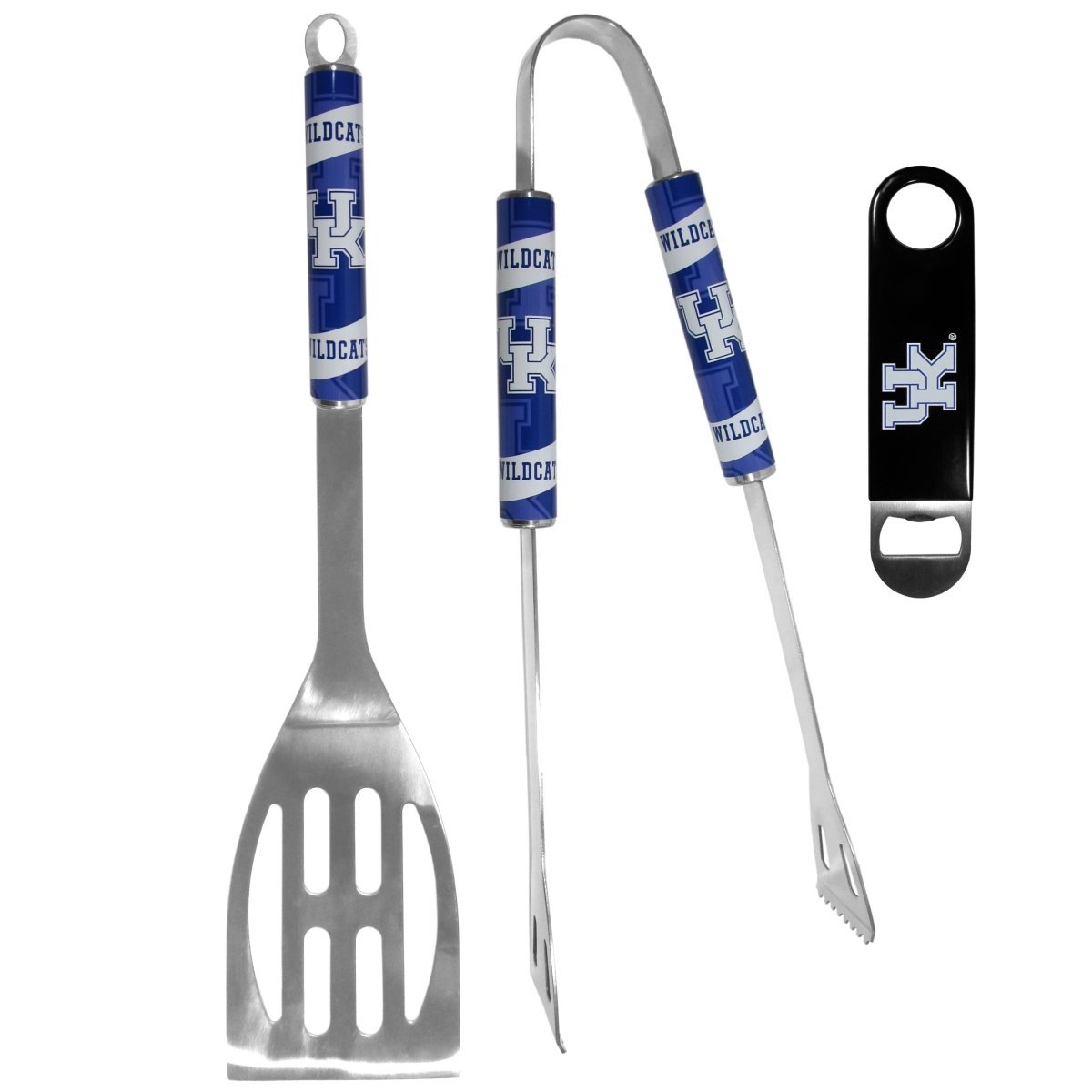 Picture of Siskiyou C2BQ35LBO Unisex NCAA Kentucky Wildcats 2 Piece BBQ Set & Bottle Opener - One Size