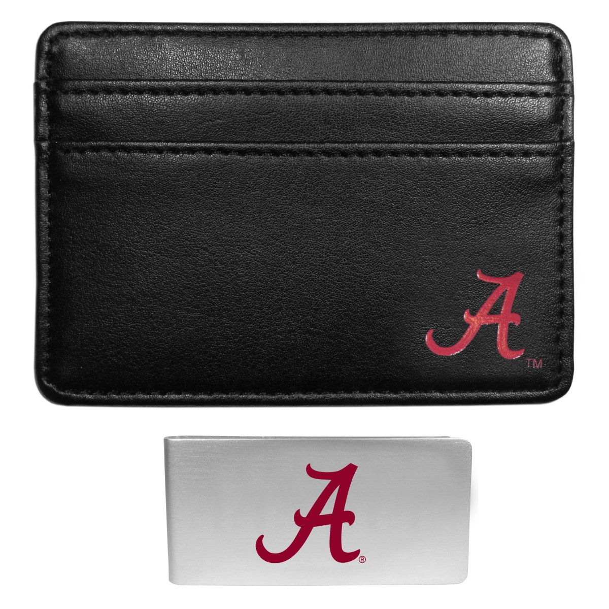 Siskiyou CWW13BMP Unisex NCAA Alabama Crimson Tide Weekend Wallet & Money Clip - One Size