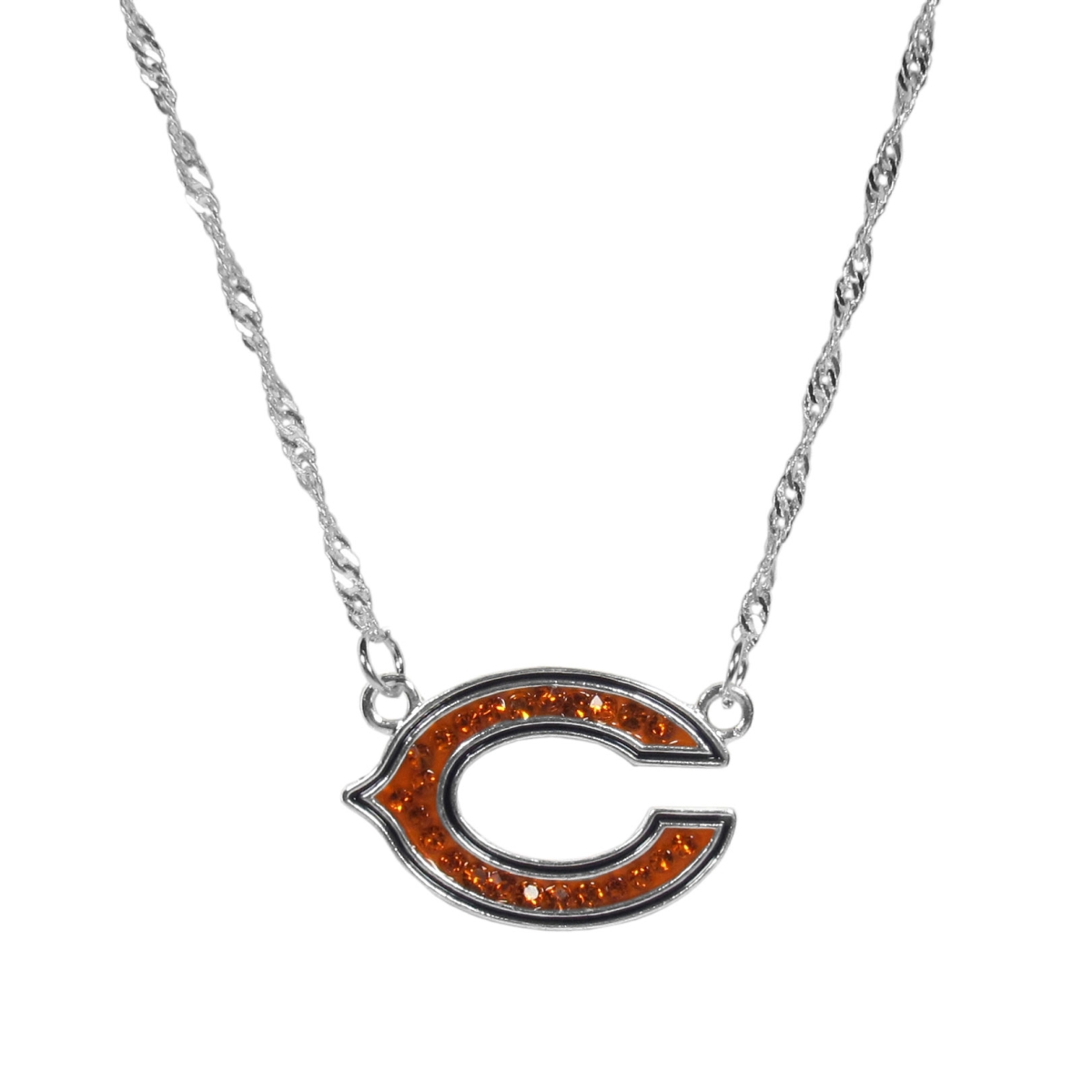 Siskiyou FCYN005 Female NFL Chicago Bears Crystal Logo Necklaces