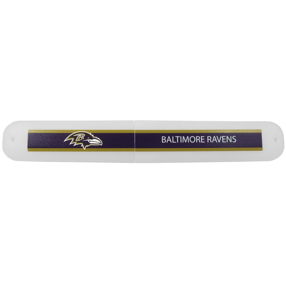 Picture of Siskiyou FTBC180 Unisex NFL Baltimore Ravens Travel Toothbrush Case - One Size